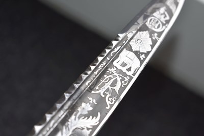 Lot 693 - A VICTORIAN SCOTTISH OFFICER'S DIRK TO THE HIGHLAND LIGHT INFANTRY