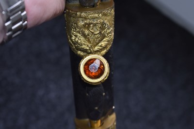 Lot 693 - A VICTORIAN SCOTTISH OFFICER'S DIRK TO THE HIGHLAND LIGHT INFANTRY