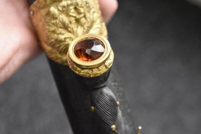 Lot 693 - A VICTORIAN SCOTTISH OFFICER'S DIRK TO THE HIGHLAND LIGHT INFANTRY