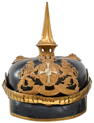 Lot A BAVARIAN RESERVIST OFFICER'S PICKELHAUBE