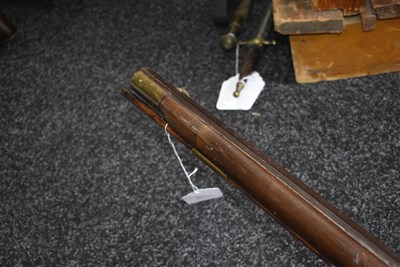 Lot 419 - A .480 CALIBRE FLINTLOCK KENTUCKY OR PLAINS RIFLE