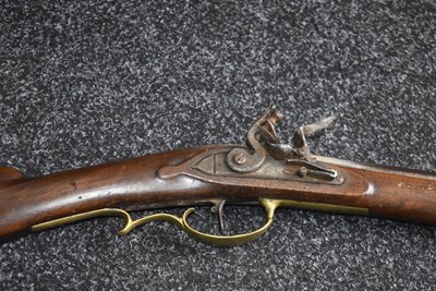 Lot 419 - A .480 CALIBRE FLINTLOCK KENTUCKY OR PLAINS RIFLE