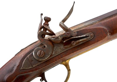 Lot 419 - A .480 CALIBRE FLINTLOCK KENTUCKY OR PLAINS RIFLE