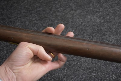 Lot 419 - A .480 CALIBRE FLINTLOCK KENTUCKY OR PLAINS RIFLE
