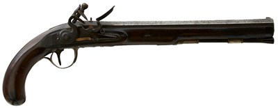 Lot 234 - A 20-BORE IRISH FLINTLOCK DUELLING PISTOL BY ALLEY OF KILKENNY