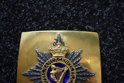 Lot 727 - AN OFFICER'S SHOULDER BELT PLATE TO THE 18TH REGIMENT OF FOOT (THE ROYAL IRISH)