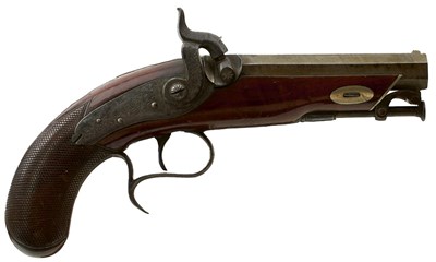 Lot 267 - A 25-BORE IRISH PERCUSSION TRAVELLING PISTOL BY NEILL OF BELFAST