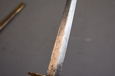 Lot 683 - AN EARLY 19TH CENTURY MIDSHIPMAN'S DIRK