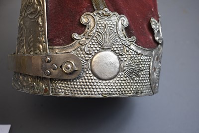 Lot 761 - A MUSEUM QUALITY COPY OF A PRUSSIAN GRENADIER'S MITRE CAP