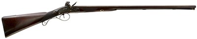 Lot 190 - AN 18-BORE DOUBLE BARRELLED FLINTLOCK SPORTING GUN BY RYAN & WATSON