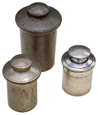 Lot 547 - THREE PISTOL OIL BOTTLES