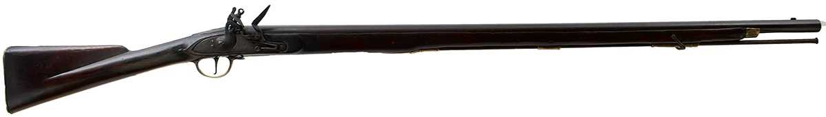 Lot 171 - A .750 CALIBRE FLINTOCK TRADE MUSKET OF INDIA PATTERN BROWN BESS TYPE