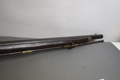 Lot 171 - A .750 CALIBRE FLINTOCK TRADE MUSKET OF INDIA PATTERN BROWN BESS TYPE