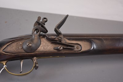 Lot 171 - A .750 CALIBRE FLINTOCK TRADE MUSKET OF INDIA PATTERN BROWN BESS TYPE