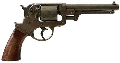 Lot 663 - A .44 CALIBRE SIX-SHOT PERCUSSION STARR MODEL 1858 ARMY REVOLVER