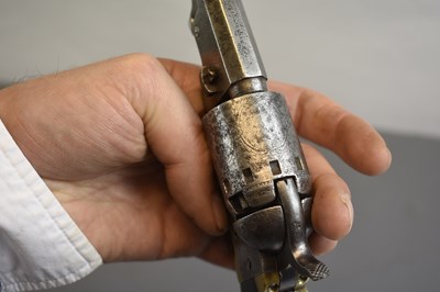 Lot 333 - A .36 CALIBRE FIVE-SHOT PERCUSSION MANHATTAN NAVY REVOLVER