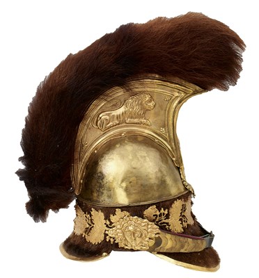 Lot 762 - A REPRODUCTION BAVARIAN MODEL 1815 CUIRASSIER'S HELMET