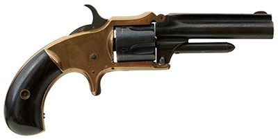 Lot 341 - A .32 RIMFIRE OBSOLETE CALIBRE FIVE-SHOT MARLIN STANDARD REVOLVER