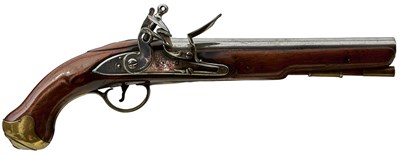 Lot 360 - A .650 CALIBRE FLINTLOCK LIGHT DRAGOON SERVICE PISTOL