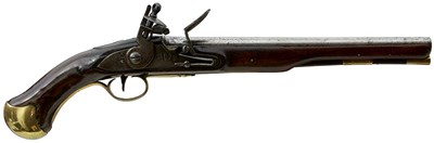 Lot 609 - A .600 CALIBRE FLINTLOCK LONG SEA SERVICE PISTOL