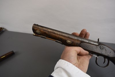 Lot 358 - A .650 CALIBRE PERCUSSION OFFICER'S PISTOL