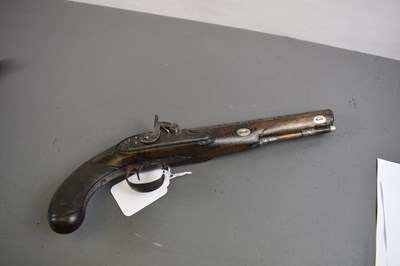 Lot 358 - A .650 CALIBRE PERCUSSION OFFICER'S PISTOL