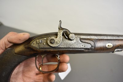 Lot 358 - A .650 CALIBRE PERCUSSION OFFICER'S PISTOL