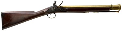 Lot 373 - A FLINTLOCK COACHING BLUNDERBUSS BY LANKESTER