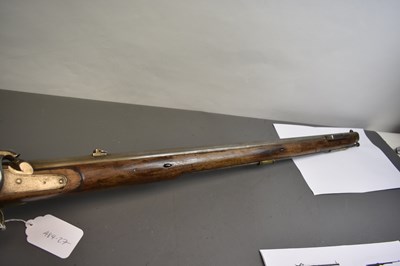 Lot 538 - A .577 CALIBRE VOLUNTEER BRUNSWICK TYPE PERCUSSION RIFLE