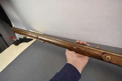 Lot 538 - A .577 CALIBRE VOLUNTEER BRUNSWICK TYPE PERCUSSION RIFLE