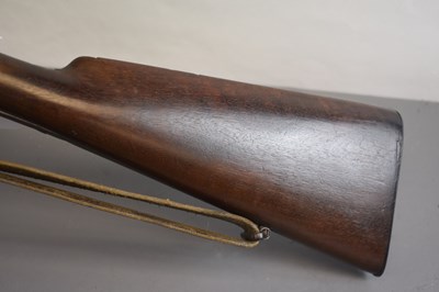 Lot 383 - A 7MM RIMFIRE OBSOLETE CALIBRE BELGIAN FLOBERT CADET RIFLE