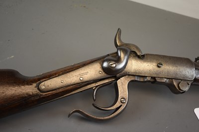 Lot 385 - A .54 BURNSIDE CAPPING BREECH LOADING CARBINE