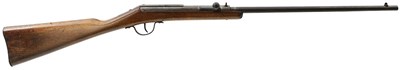 Lot 403 - AN ANTIQUE GERMAN? BOLT ACTION AIR RIFLE