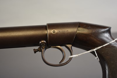 Lot 406 - A .177 CALIBRE ANTIQUE BSA LINCOLN JEFFRIES UNDER-LEVER AIR RIFLE