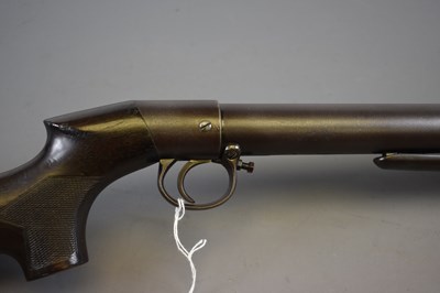 Lot 406 - A .177 CALIBRE ANTIQUE BSA LINCOLN JEFFRIES UNDER-LEVER AIR RIFLE