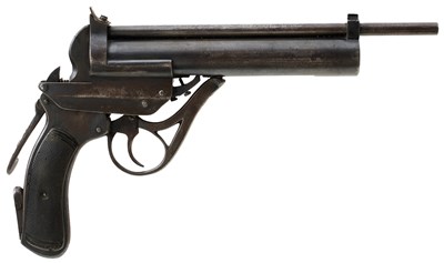 Lot 409 - A RARE .177 CALIBRE ANTIQUE WESTLEY RICHARDS HIGHEST POSSIBLE AIR PISTOL