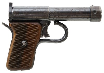 Lot 412 - A .177 CALIBRE ANTIQUE TELL II AIR PISTOL