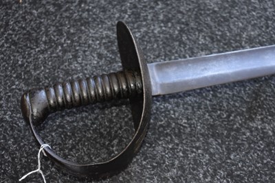 Lot 589 - AN 1845 PATTERN BRITISH NAVAL CUTLASS