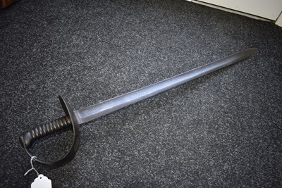 Lot 589 - AN 1845 PATTERN BRITISH NAVAL CUTLASS