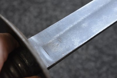 Lot 589 - AN 1845 PATTERN BRITISH NAVAL CUTLASS