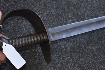 Lot 589 - AN 1845 PATTERN BRITISH NAVAL CUTLASS