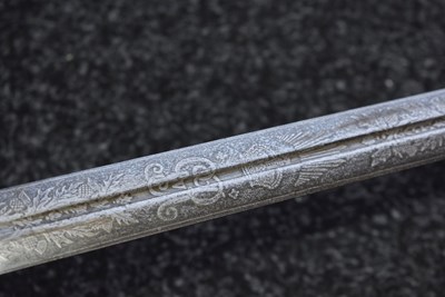 Lot 696 - A FIRST WAR PERIOD SCOTTISH BASKET HILTED SWORD TO THE SEAFORTH HIGHLANDERS