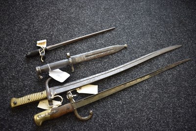 Lot 788 - A SWEDISH MODEL 1896 KNIFE BAYONET