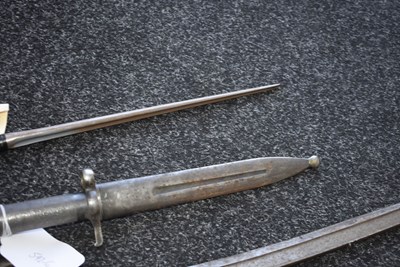 Lot 788 - A SWEDISH MODEL 1896 KNIFE BAYONET