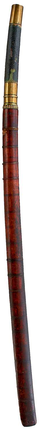 Lot 459 - A 19TH CENTURY BURMESE DHA OR SWORD
