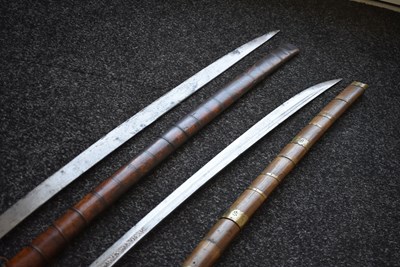 Lot 459 - A 19TH CENTURY BURMESE DHA OR SWORD