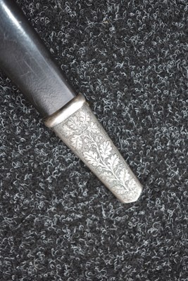 Lot 52 - A VERY RARE THIRD REICH POSTSCHUTZ PRESENTATION DAMASCUS BLADED DAGGER