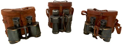 Lot A PAIR OF 1936 DATED ROSS MILITARY BINOCULARS