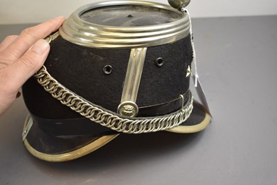 Lot 765 - A SWISS MODEL 1898 DRAGOON'S SHAKO