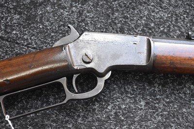 Lot 376 - A .32 RIMFIRE OBSOLETE CALIBRE MARLIN MODEL 1892 LEVER ACTION RIFLE